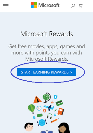 bing rewards login