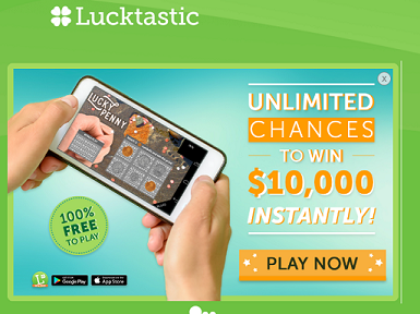 lucktastic apps that pay to play games