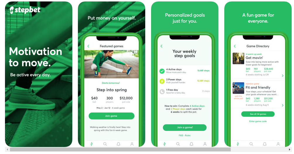 stepbet app that pays you to exercise
